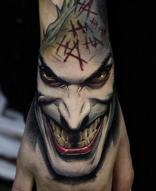 Jared Leto Joker Tattoos Full Set (Front) Digital Download