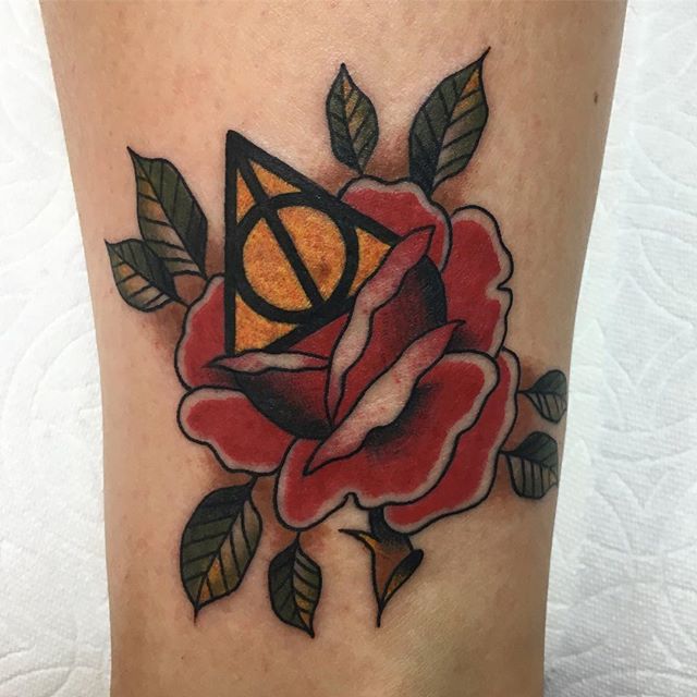 hallows Mike D Old Rose Tattoo Califirnia