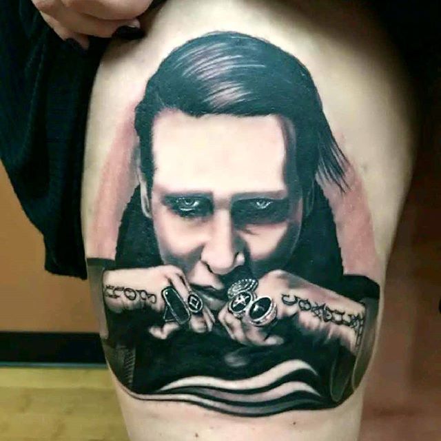 Manson Johnny Scillieri at Ace Tattoo in Glendale AZ