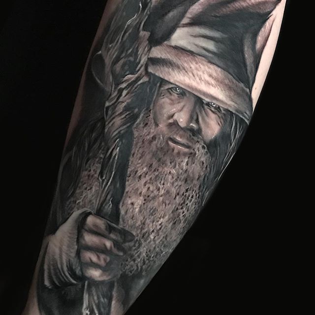 Dan Mawdsley Pop Culture Tattoos in Melbourne✖️The Black Mark Tattoo Northcote