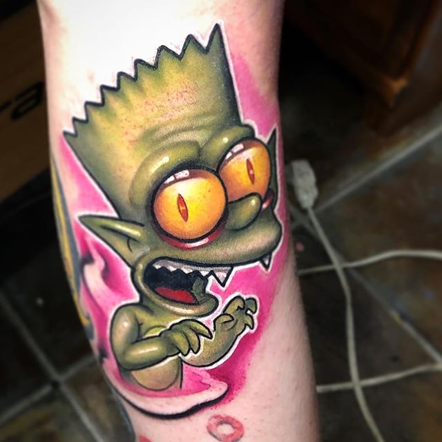 Josh Herman Black Wood Tattoo in Denver