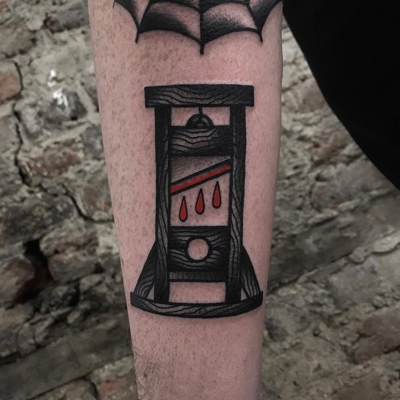 Guillotine Tattoos: